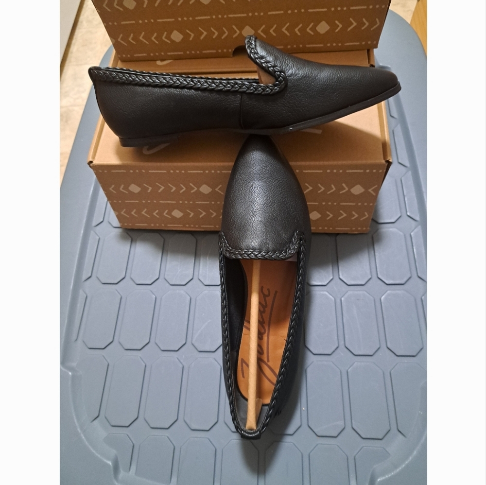 ZODIAC Hill LOAFERS brand new BRAIDED TRIM black - Picture 6 of 8